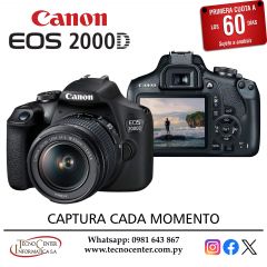 Cámara Canon EOS 2000D Kit 18-55mm